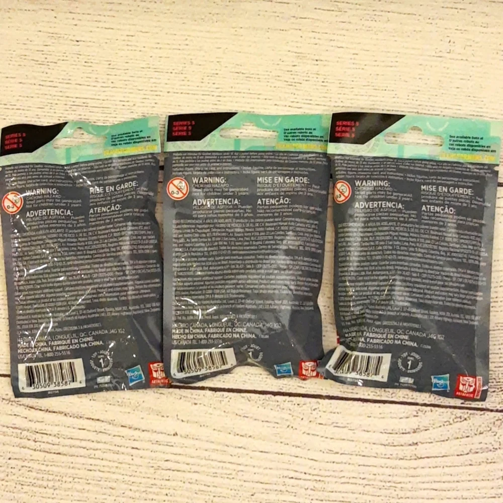 Transformers Mystery Packs Bundle 3 Packs Authentic Officially Licensed SEALED